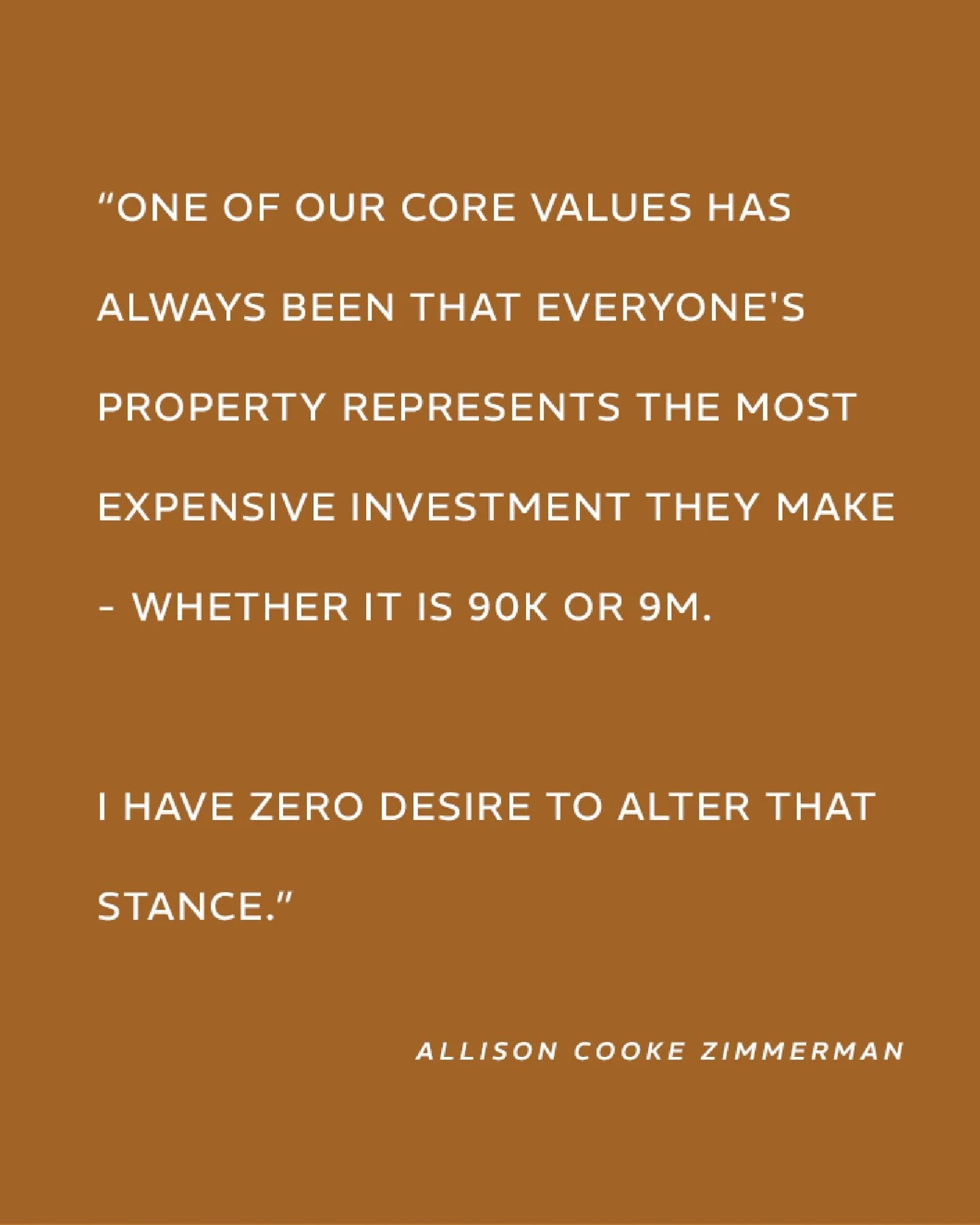 Allison Zimmerman, one of the founding members of Cook Residential, understands that every home sale carries weight, regardless of price point or prestige. She knows that buying or selling a home is never just a transaction. It is a major personal in