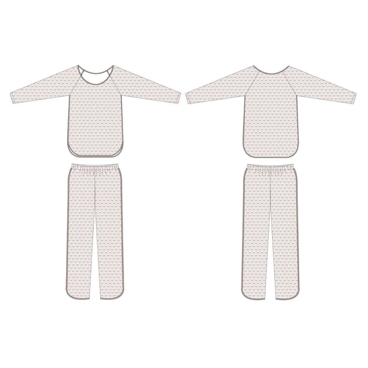 Meadow Petals Women's Pajama Set