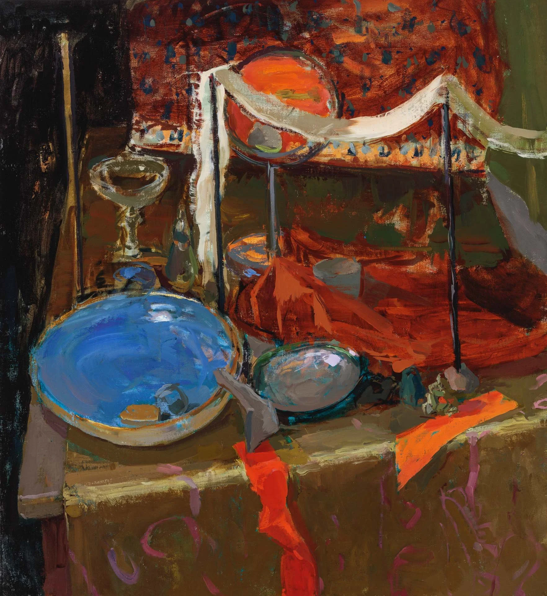 The Feast Day of Saint Roch, 2021, oil on linen, 66 x 61cm