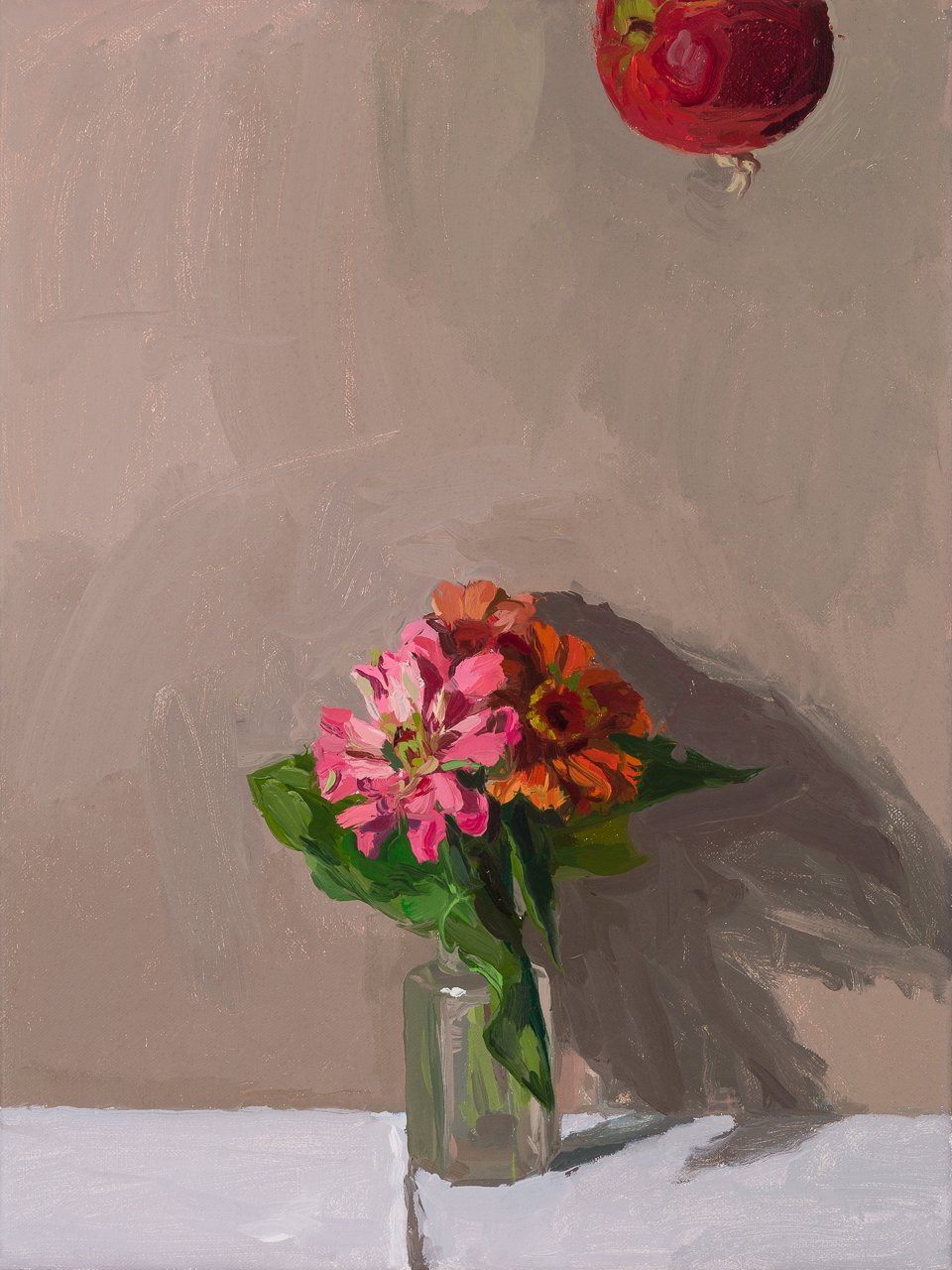 Suspended Itself, Endless, 2023, Oil on linen, 40.6 x 30.5cm