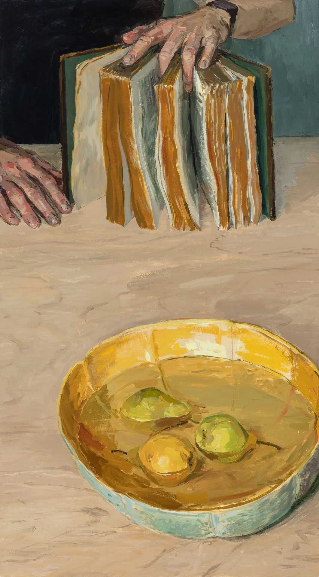 Goldwater Island, 2022, oil on linen, 90 x 50 cm