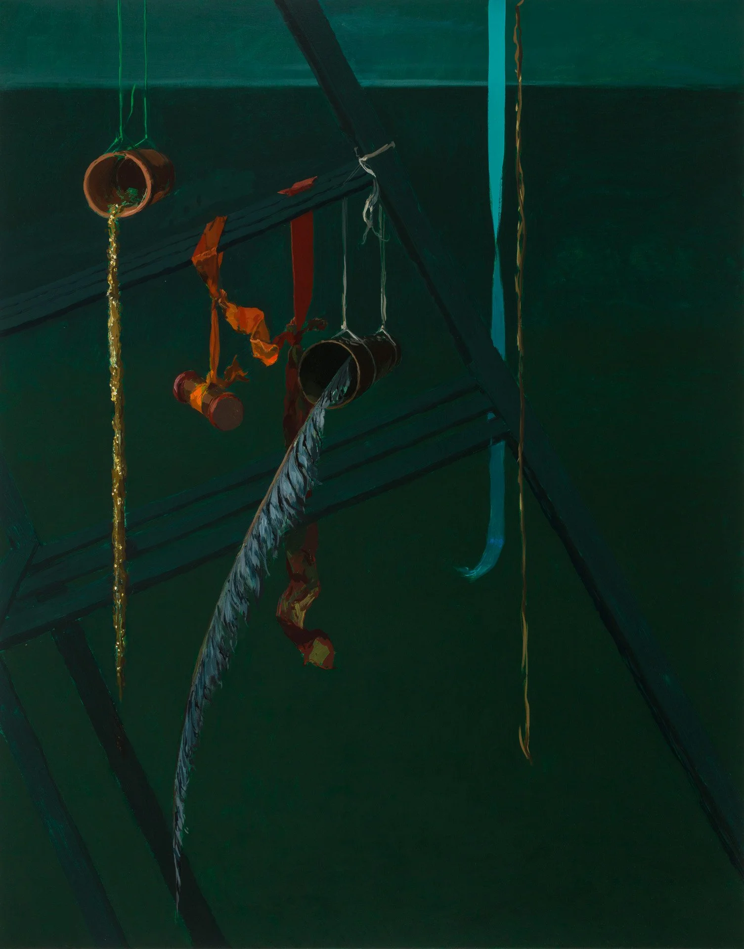Between, 2024, oil on linen, 146 x 115cm