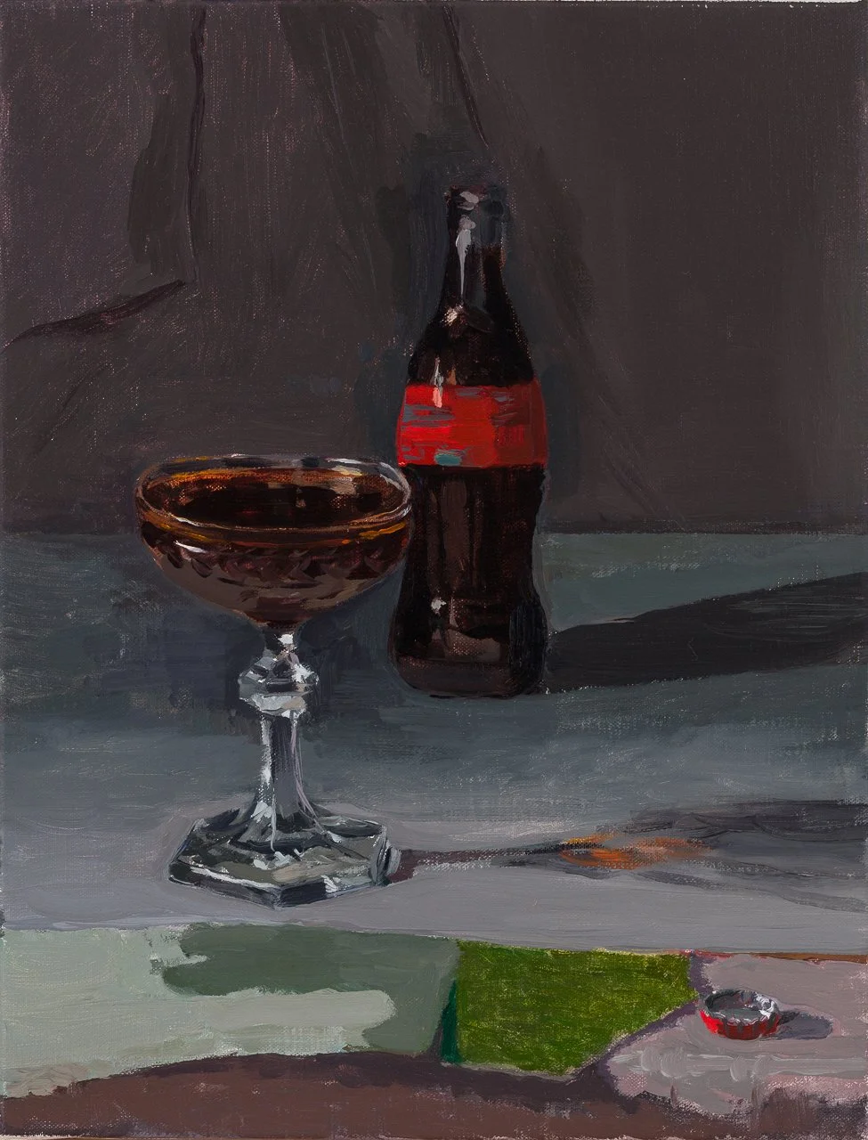 Both Full, 2023, Oil on linen, 30.5 x 40.6cm