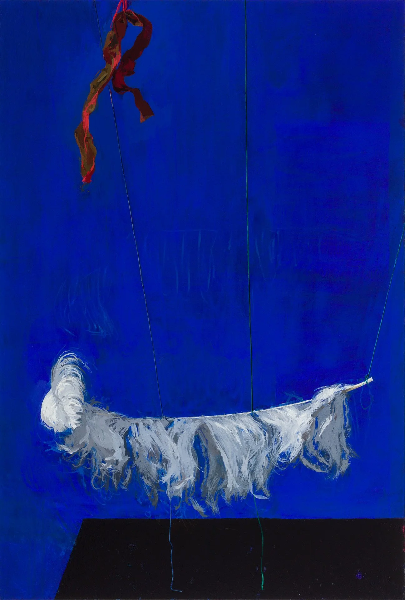 Held, 2024, oil on linen, 140 x 95cm