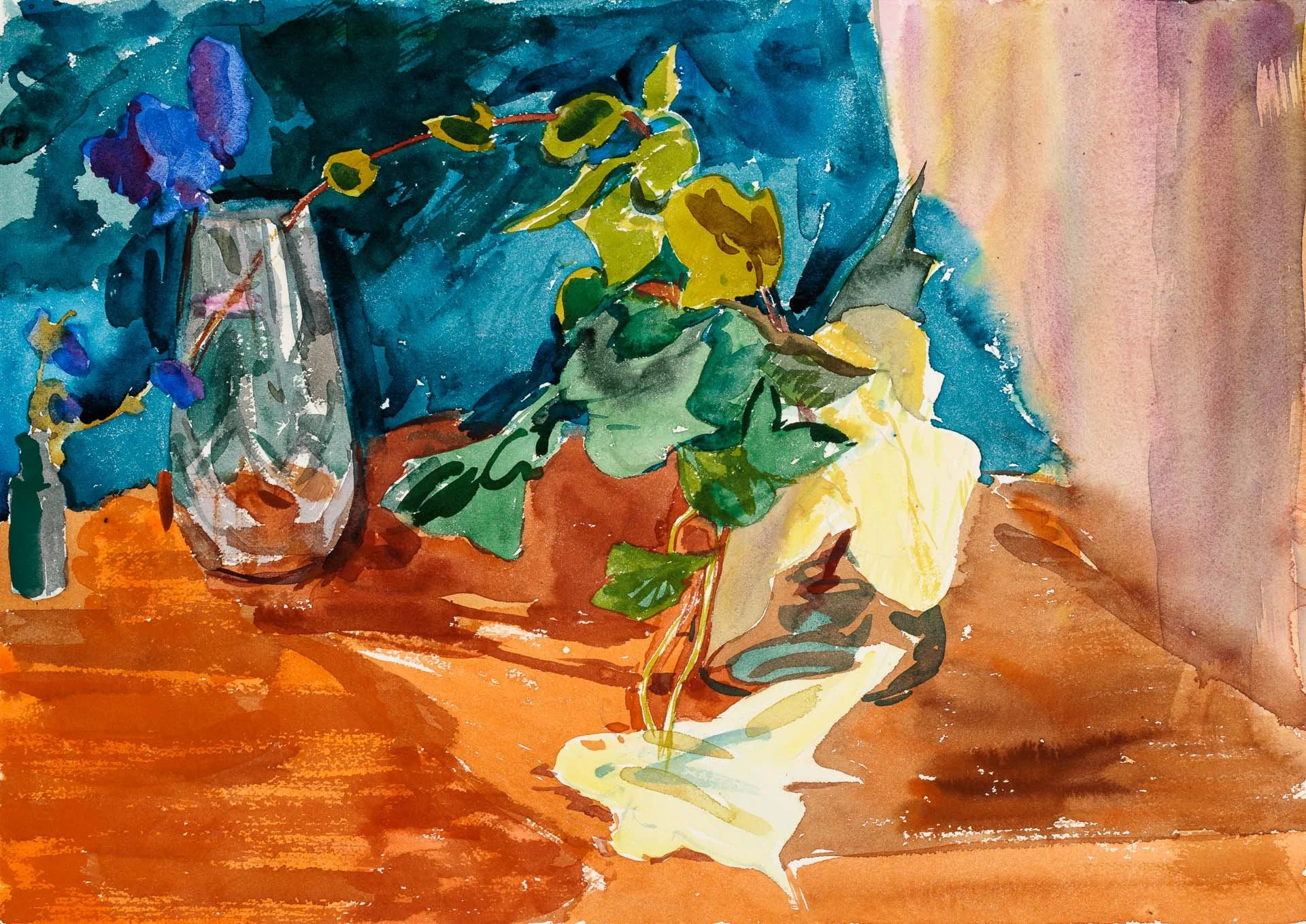 Ivy, 2020, watercolour on paper, 51 x 36cm