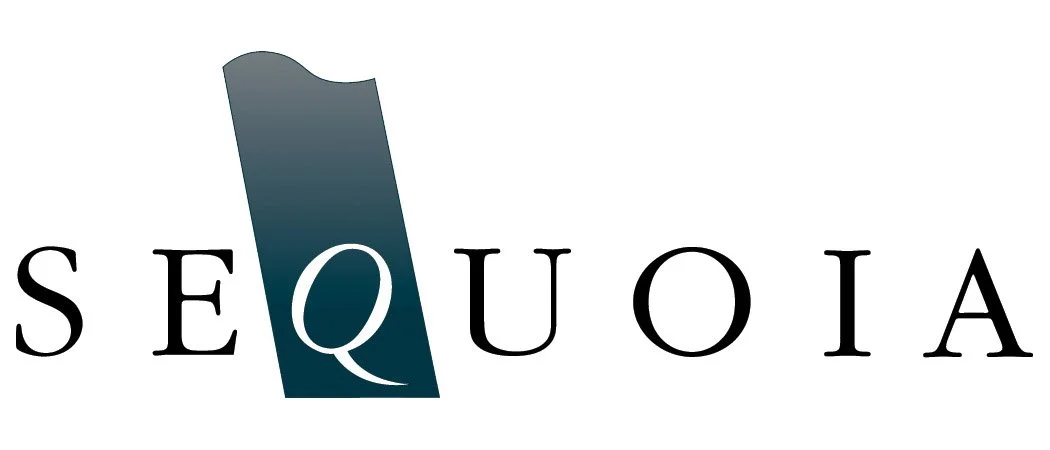 Logo of Sequoia with stylized letter Q resembling a tree trunk