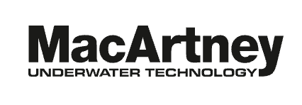 MacArtney Underwater Technology logo in black text on a white background
