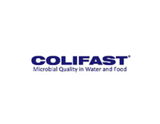 Colifast logo with the slogan 'Microbial Quality in Water and Food'