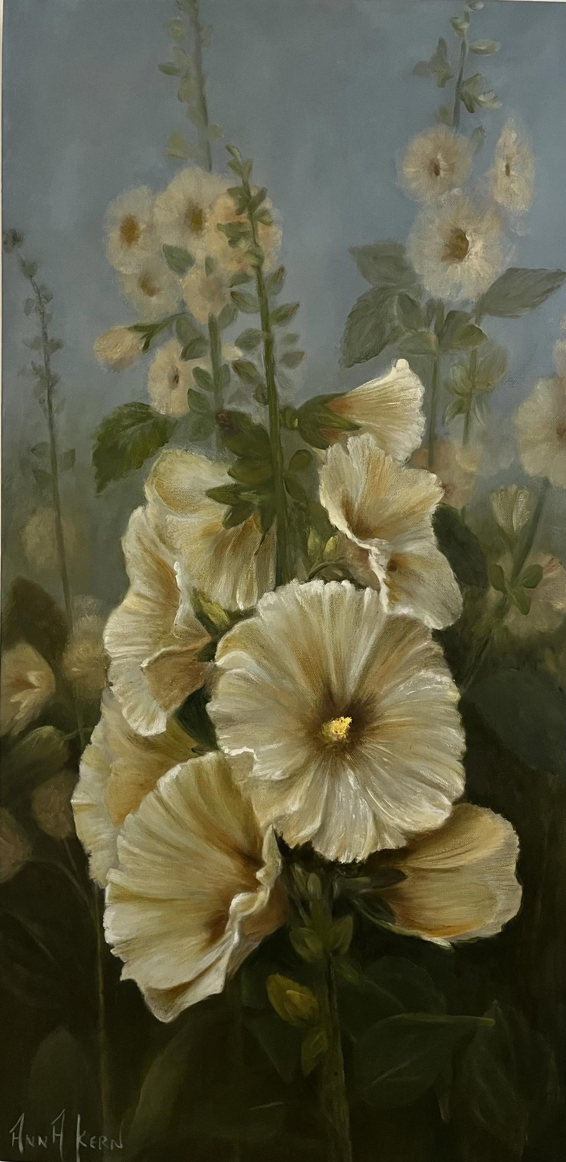 Hollyhocks