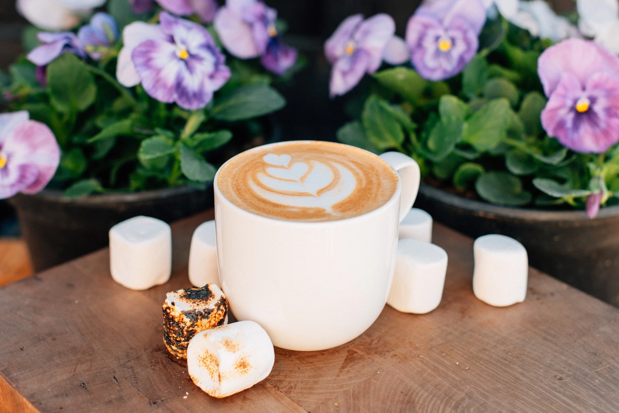Marshmallow Meadow!! ☕
This is certainly the most popular of our Spring Menu drinks!
Toasted Marshmallow and Raspberry, Yumm!