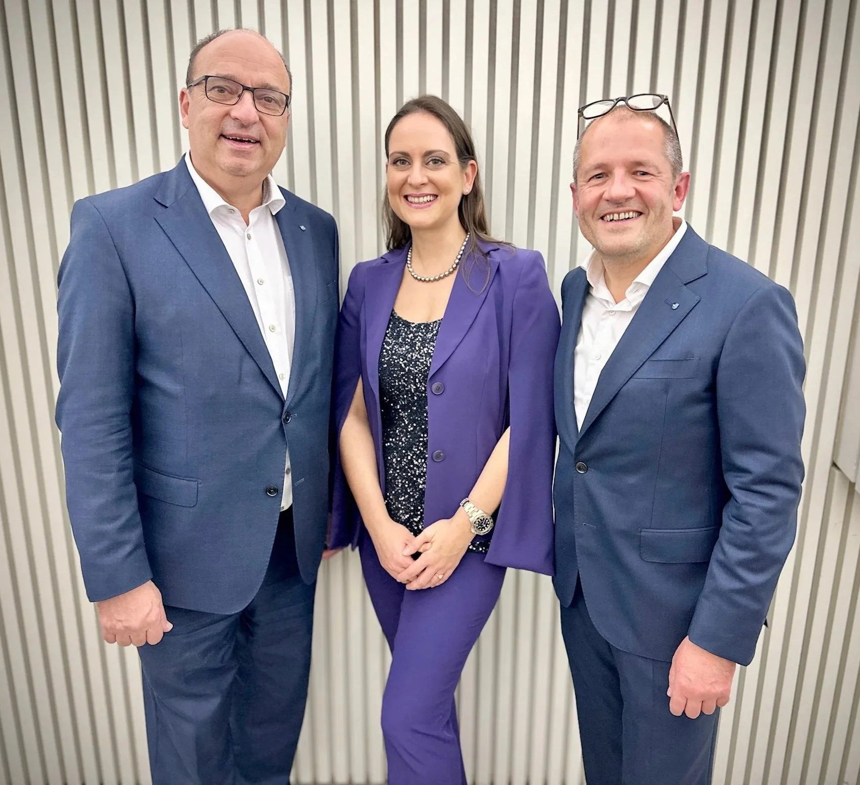 Zusammen mit Regierungsrat Markus Dieth an der Prämierung des Aargauer Weingenusses. 