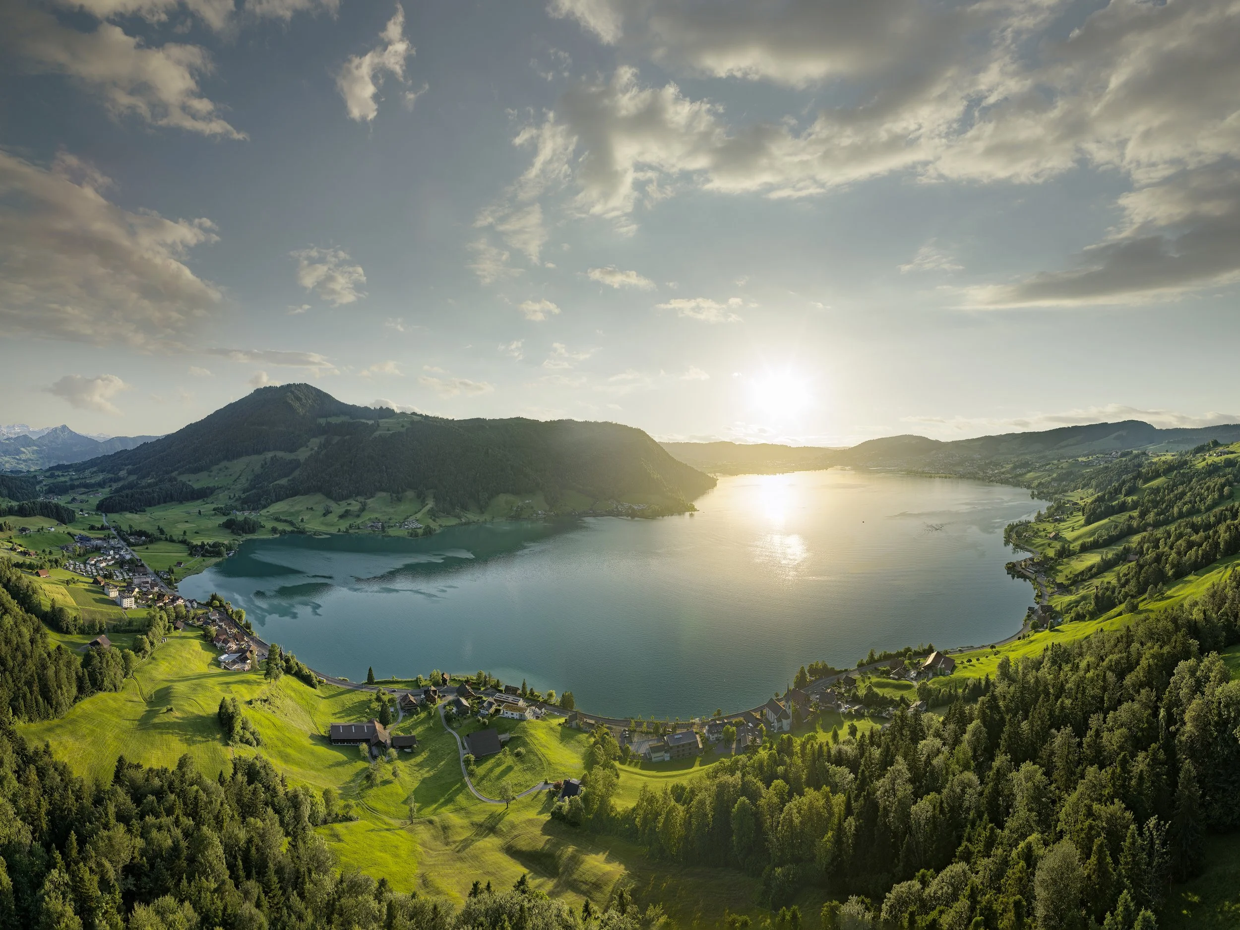 Ägerisee bei Sonnenuntergang am längsten Tag des Jahres – 21.06.2026