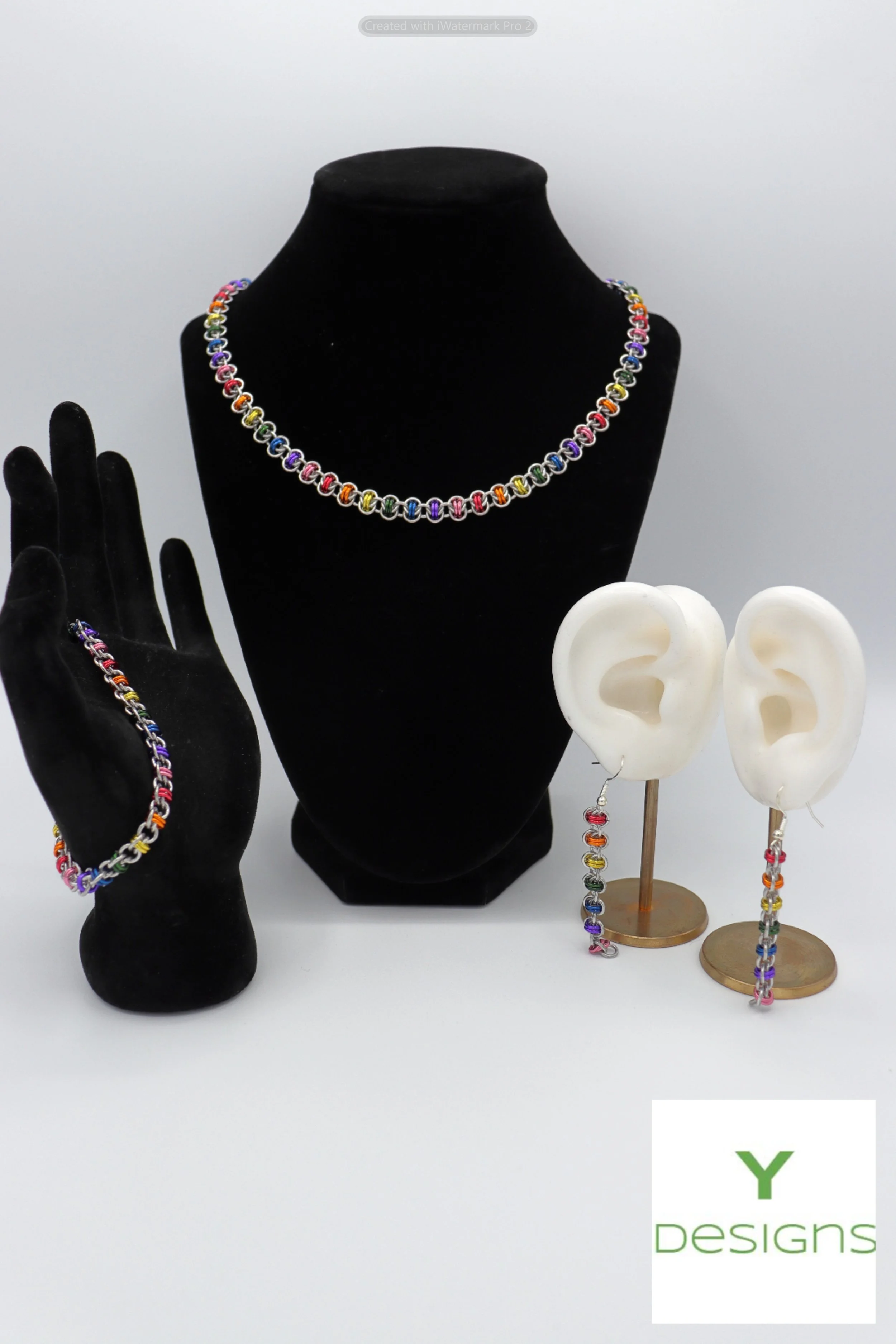 Rainbow Barrel Jewelry Set 19ga