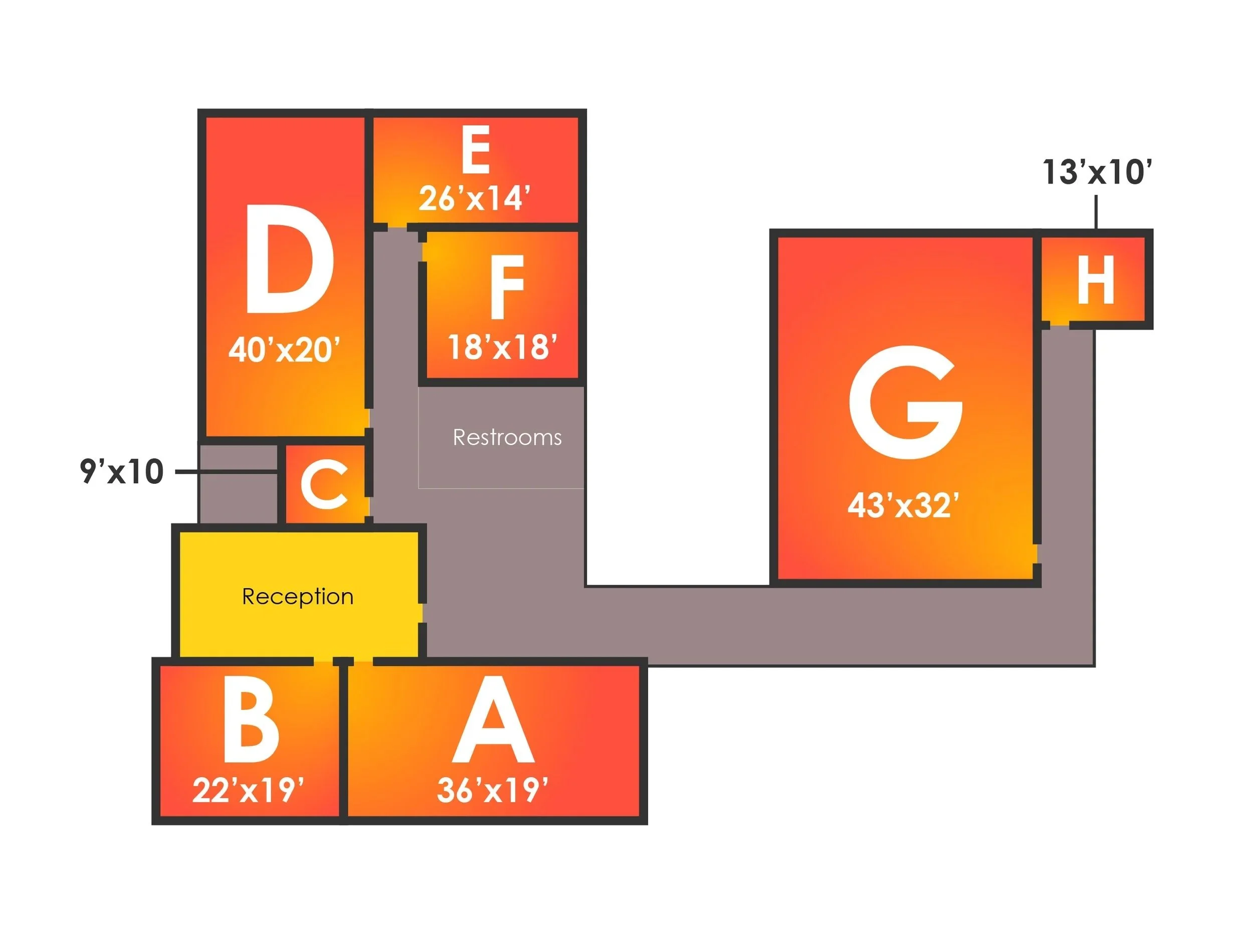 Rehearsal Studio Floorplan
