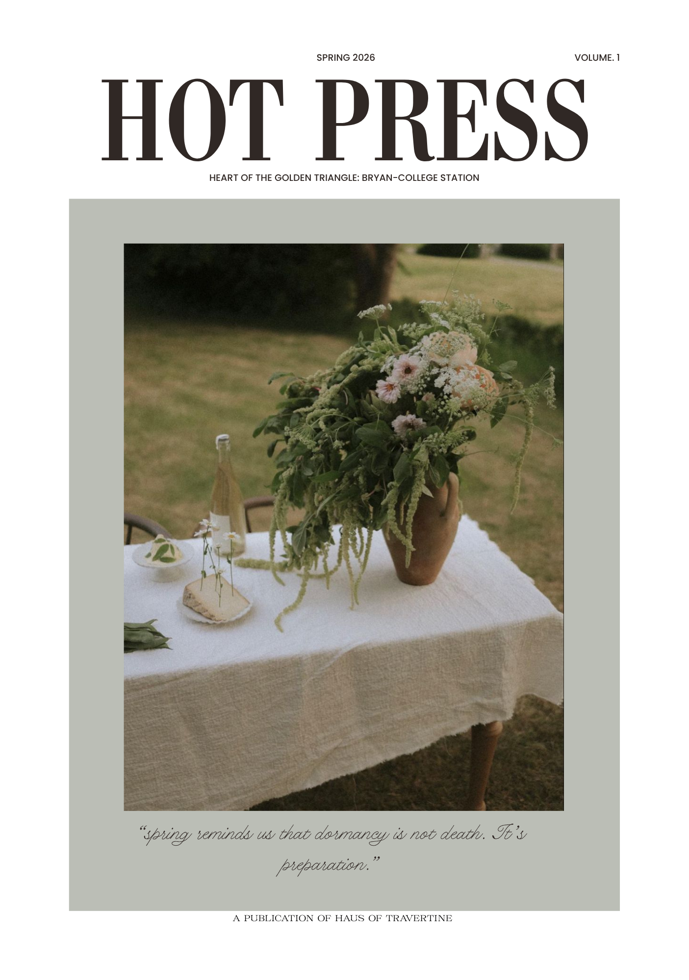 HOT PRESS- Spring 2026