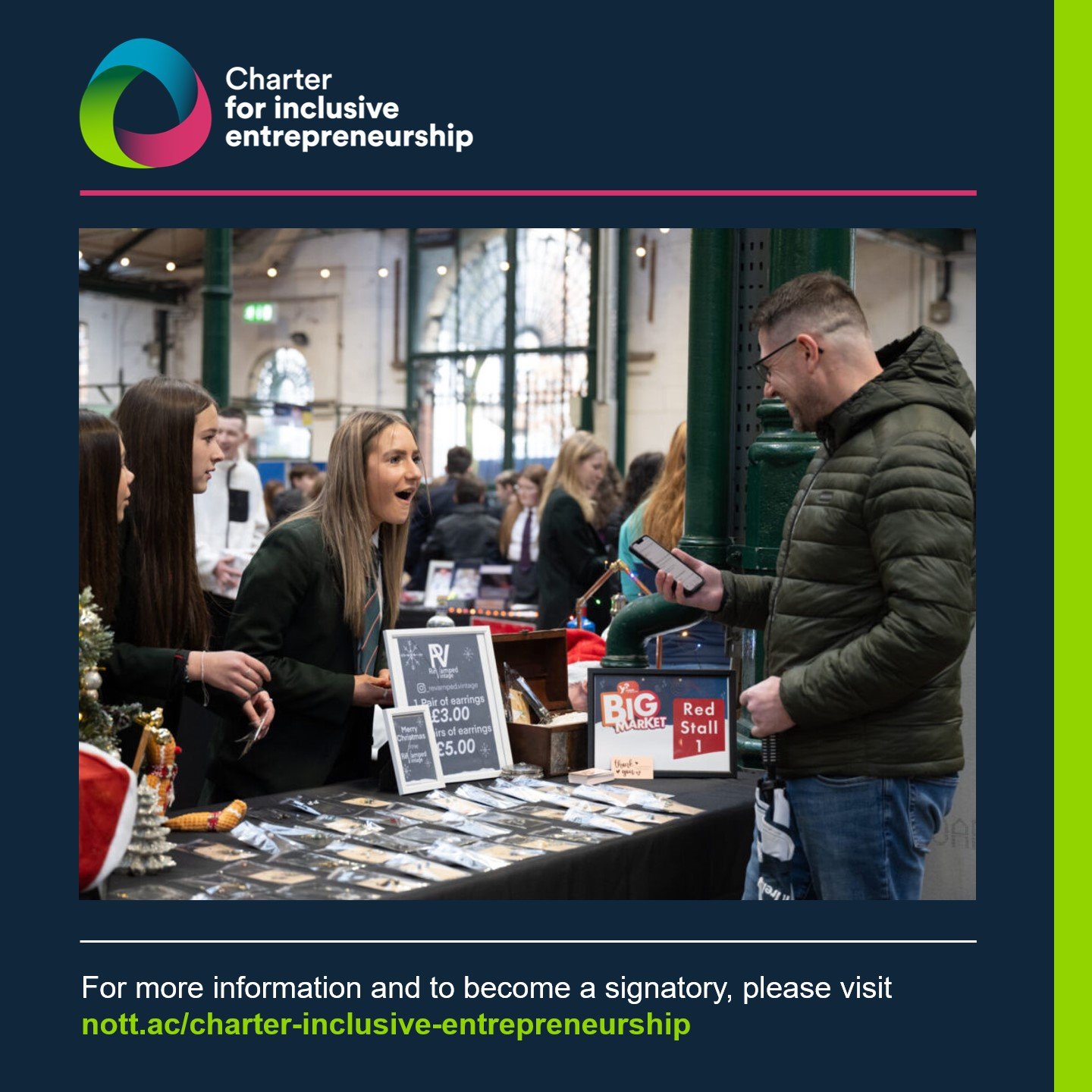 Young Enterprise NI Commits to the Charter for Inclusive Entrepreneurship