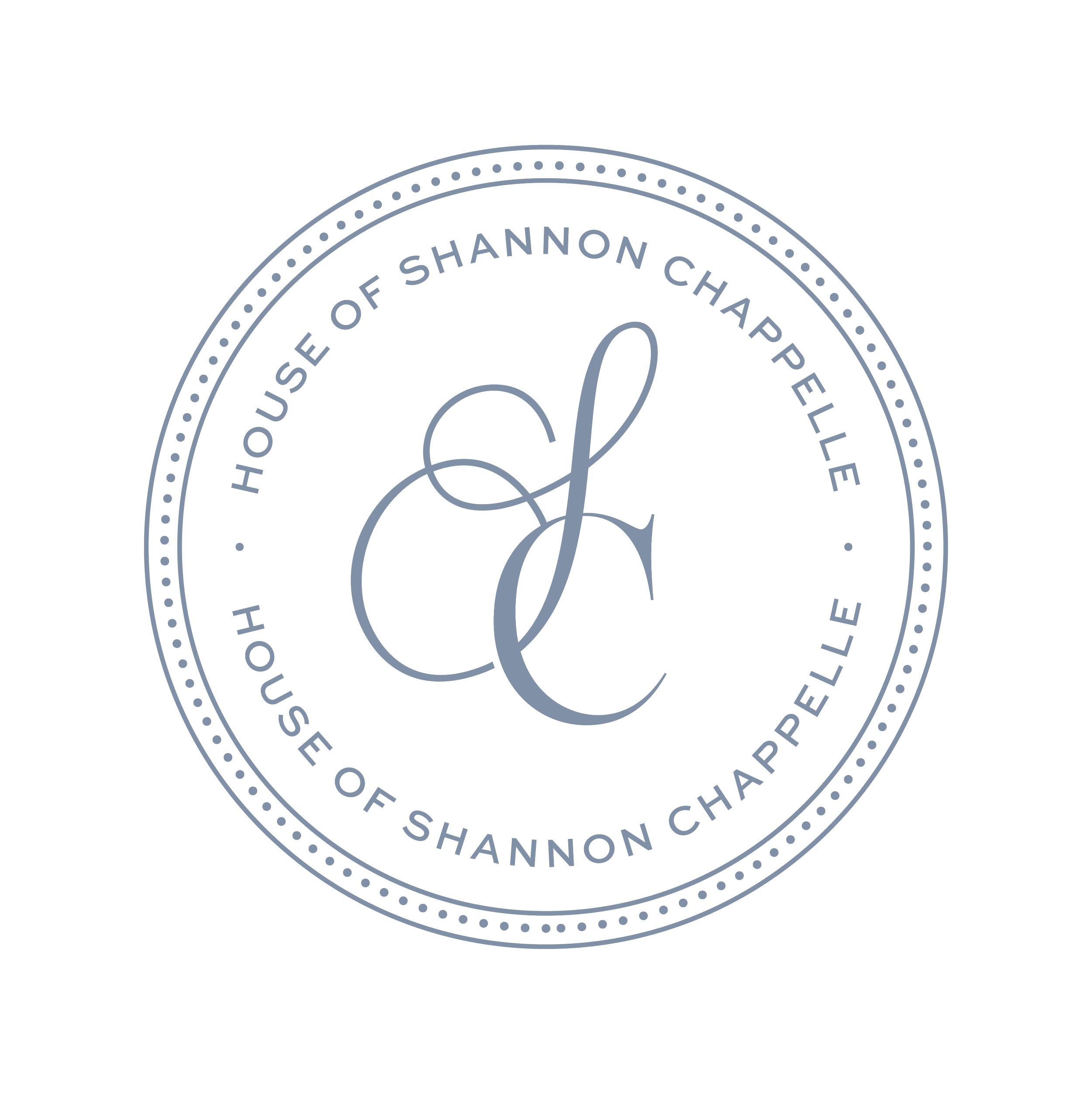 Shannon Chappelle monogram badge logo