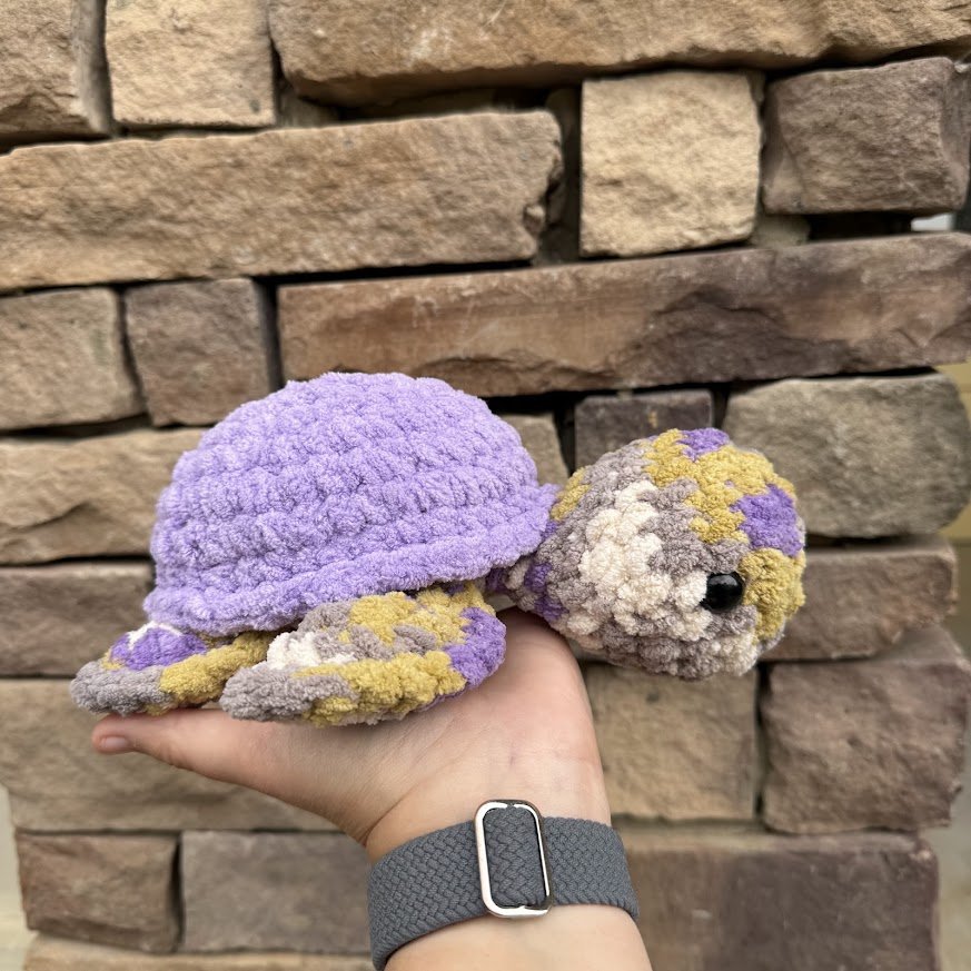 Purple and Gold Turtle