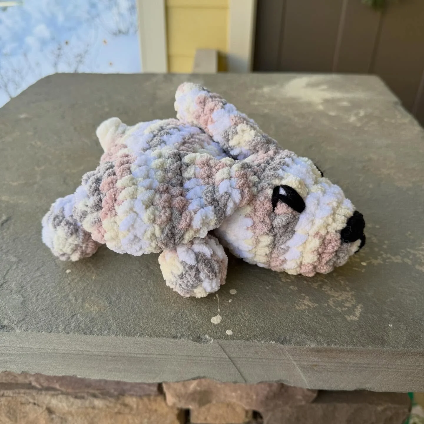 Another Sploot bunny! This time with baby safe eyes :)