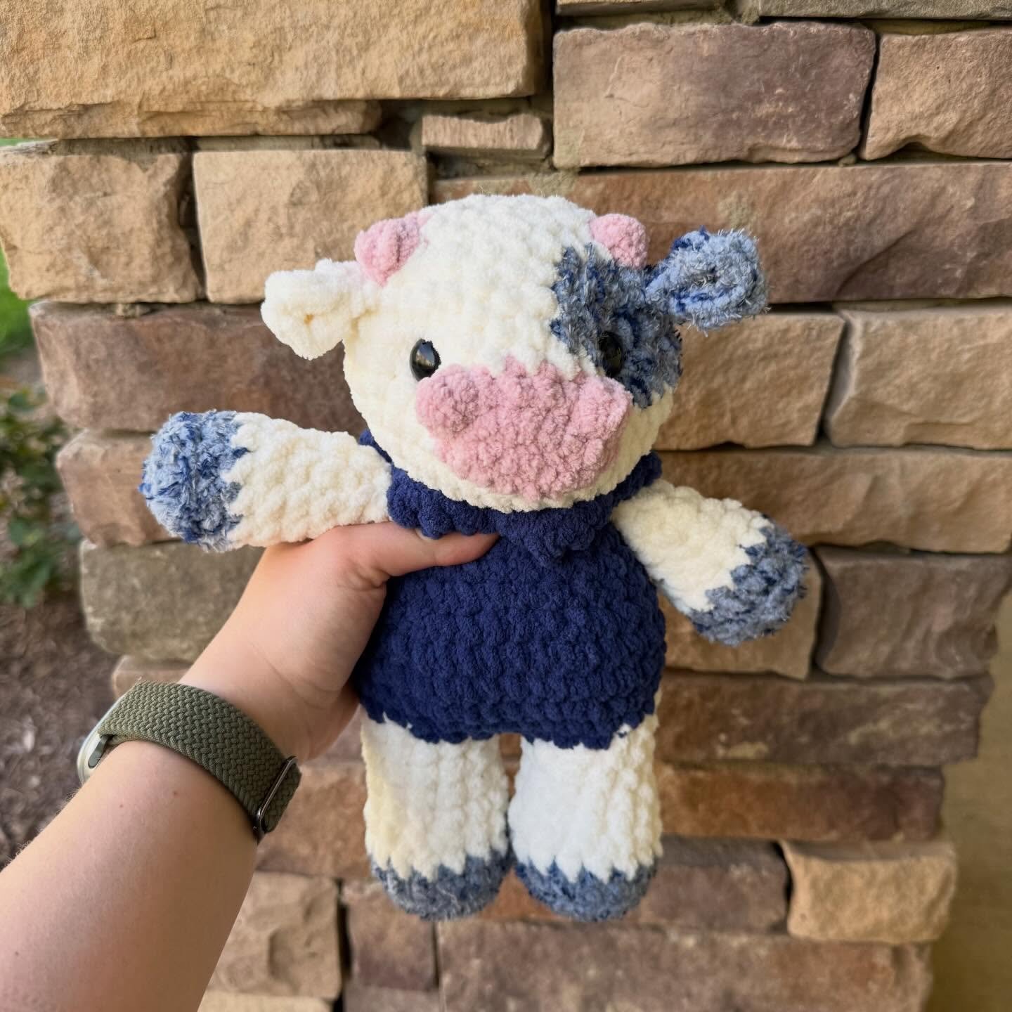 Blueberry cow 🫐🐮

Inspired by @nooks_hooks most recent con! I always had it in my mind to make a blueberry cow, but never decided on the right colors!