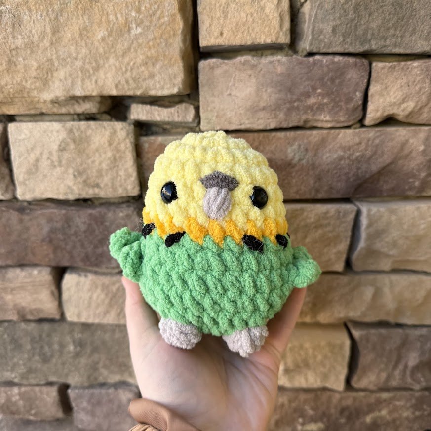 Chubby Yellow Budgie