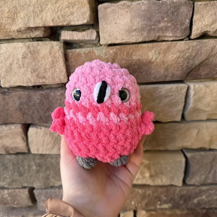 Chubby Neon Flamingo