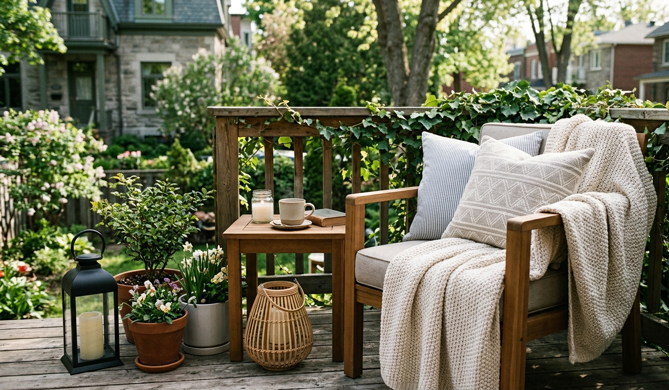 Enfin la terrasse ! Créez votre petit refuge de printemps