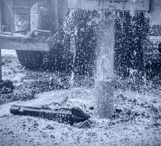 Upfrontwells Landscape well installation image