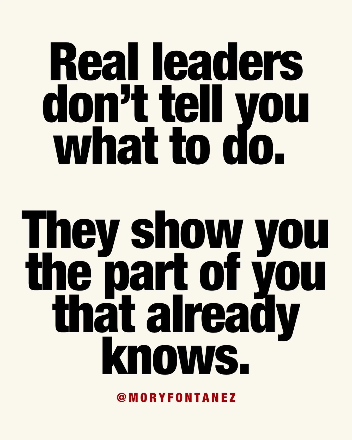 Real leaders don&rsquo;t tell you what to do.

They show you the part of you that already knows. 🐦&zwj;🔥

#SelfHelp #SelfTrust #Spirituality #Intuition #SelfTrustRevolution
