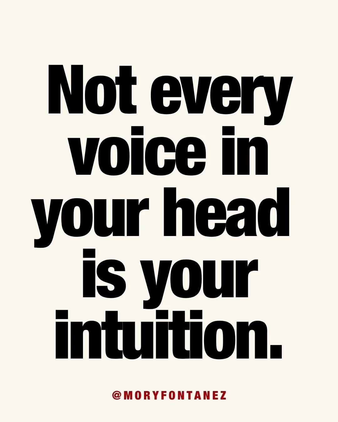 Fear and intuition can sound surprisingly similar. But one is trying to protect you while the other is also interested in expanding you. 

#SelfHelp #SelfTrust #Spirituality #Intuition #SelfTrustRevolution