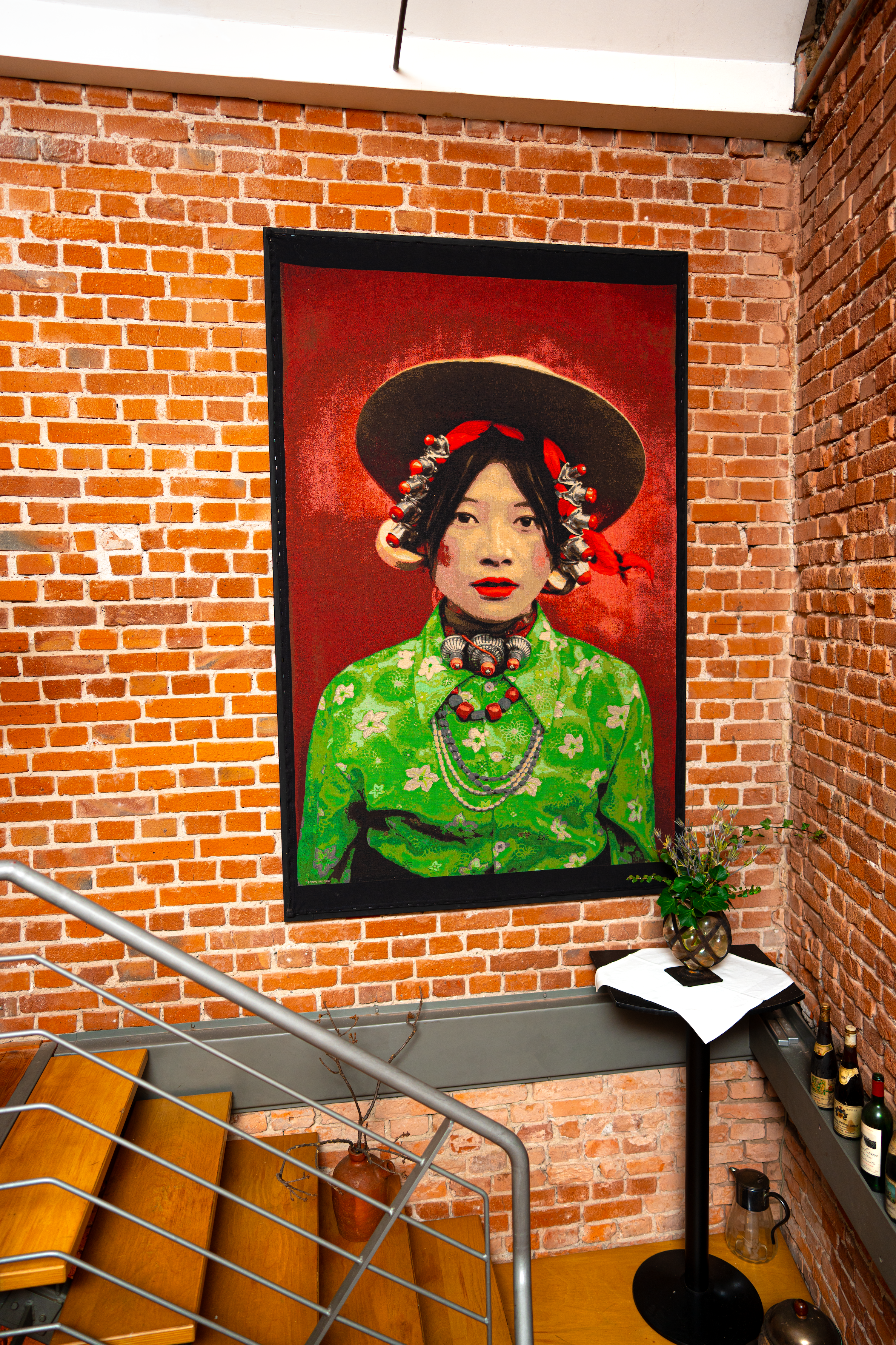 Gobelinbild Tibetan Girl Steve McCurry