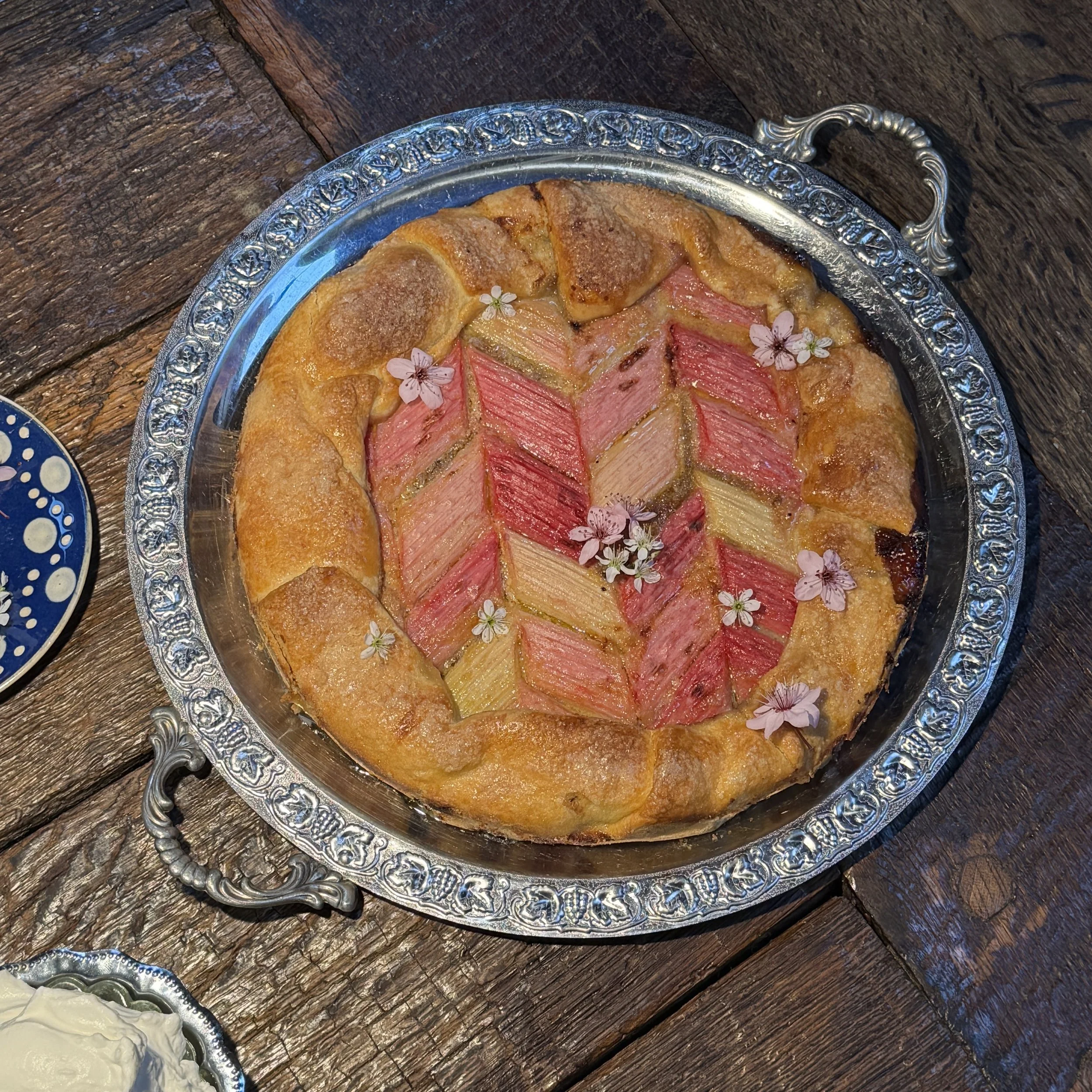 Rhabarber Galette