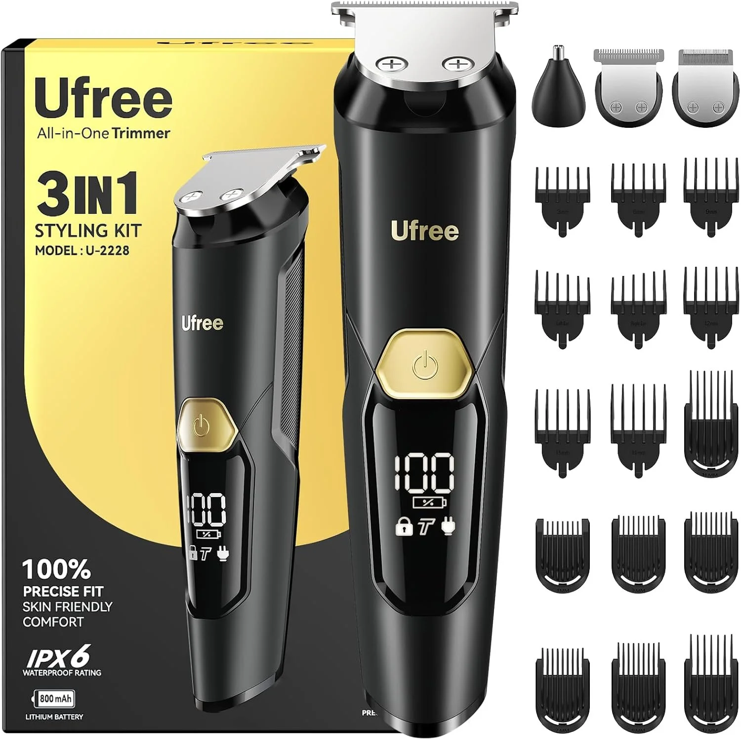 3-in-1 Beard Trimmer for Men