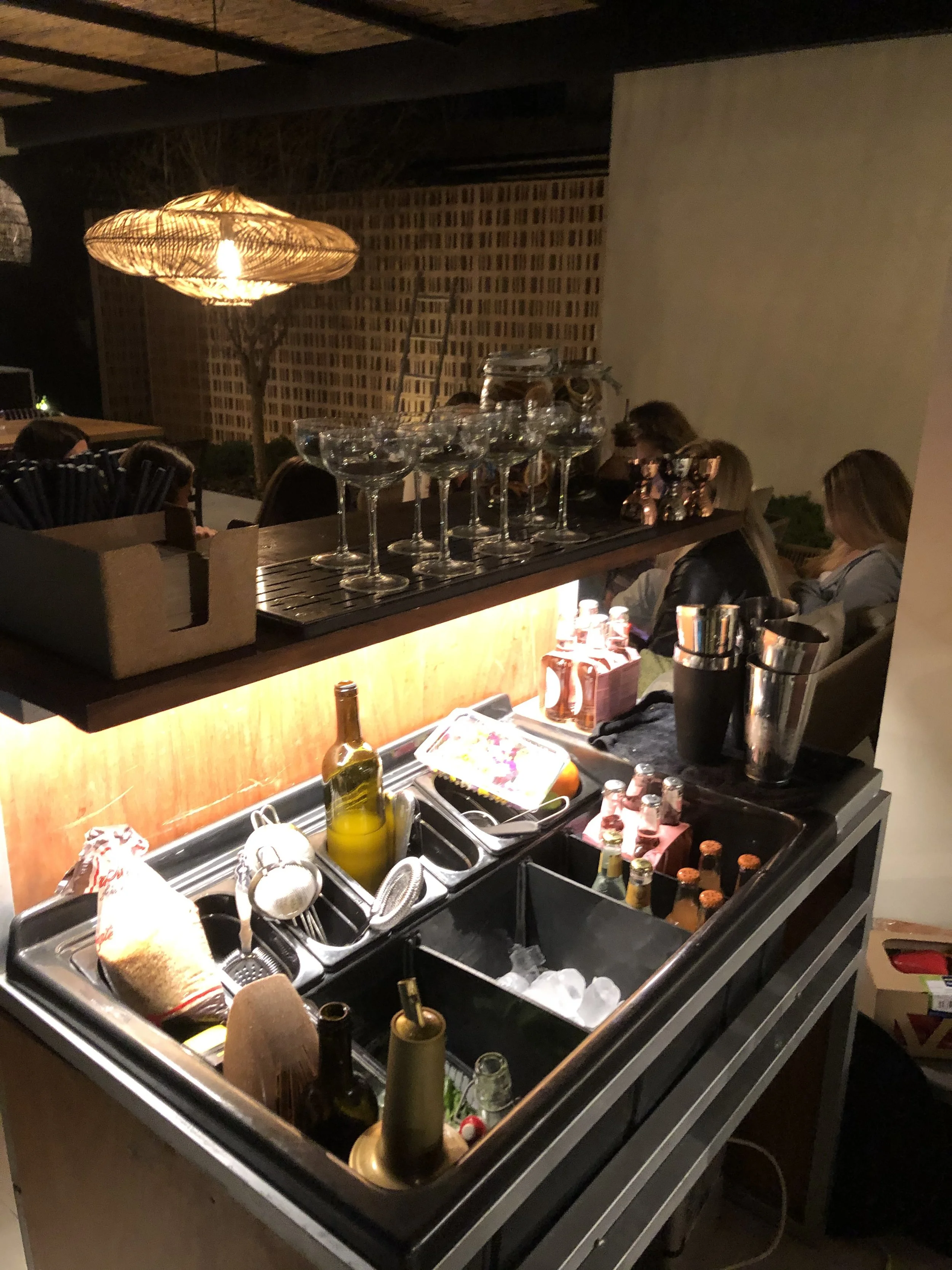 Mobile bar for event mallorca