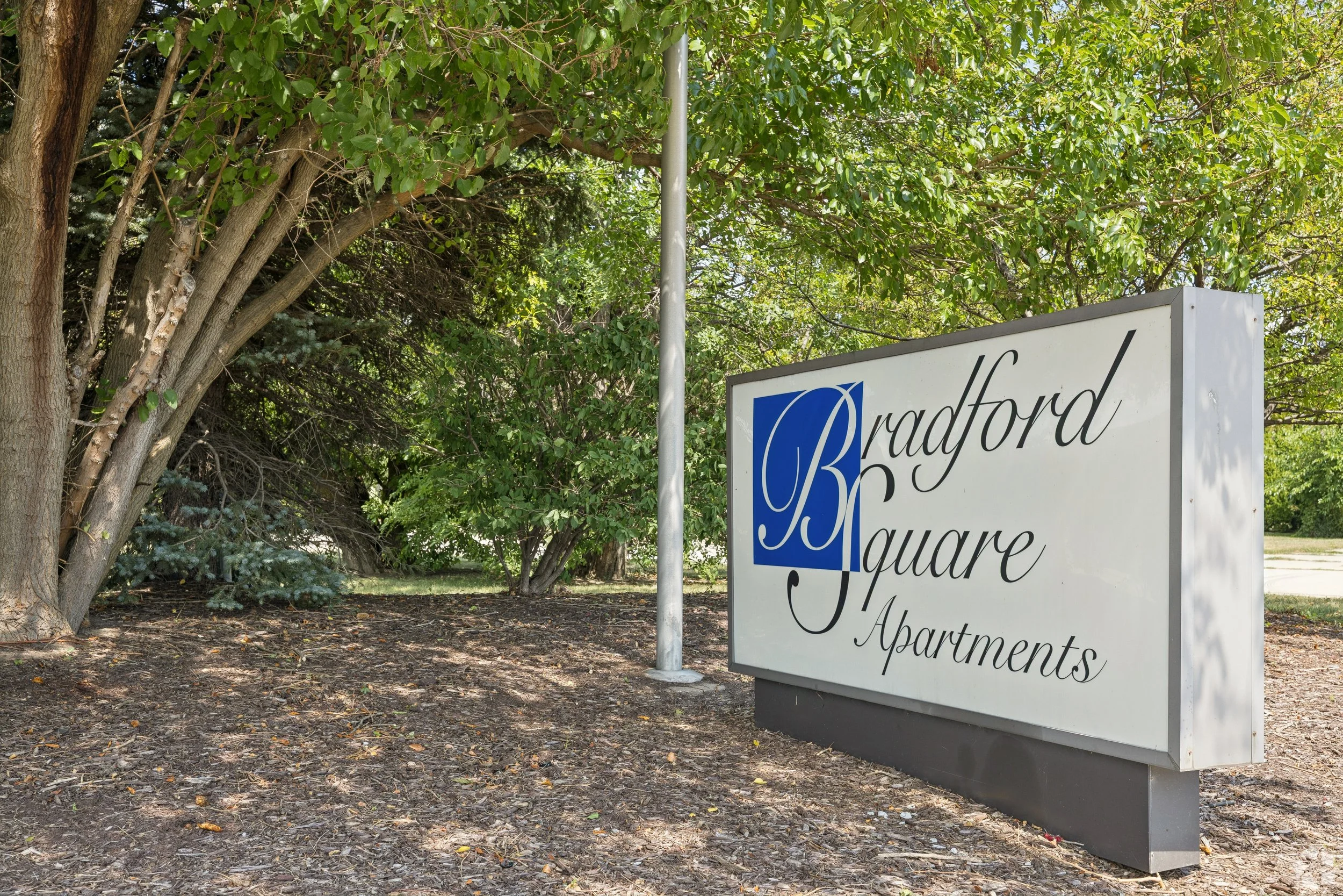 Bradford Square Welcome Sign