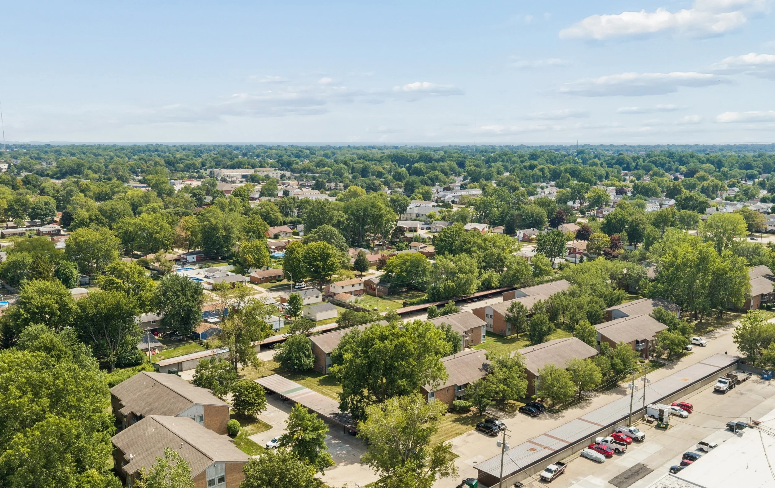 Bradford Square Aeriel View