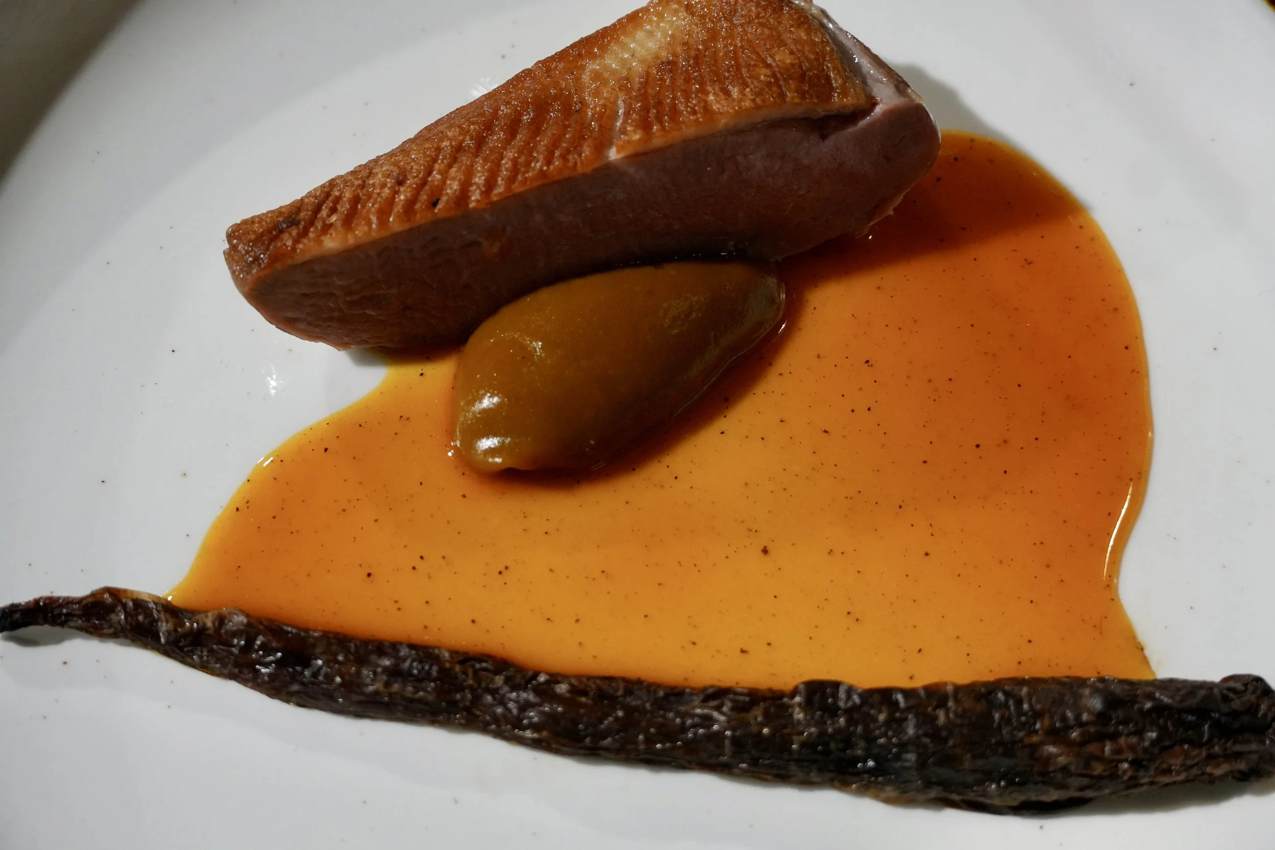 duck, sweet potato, brown butter, carrot 
