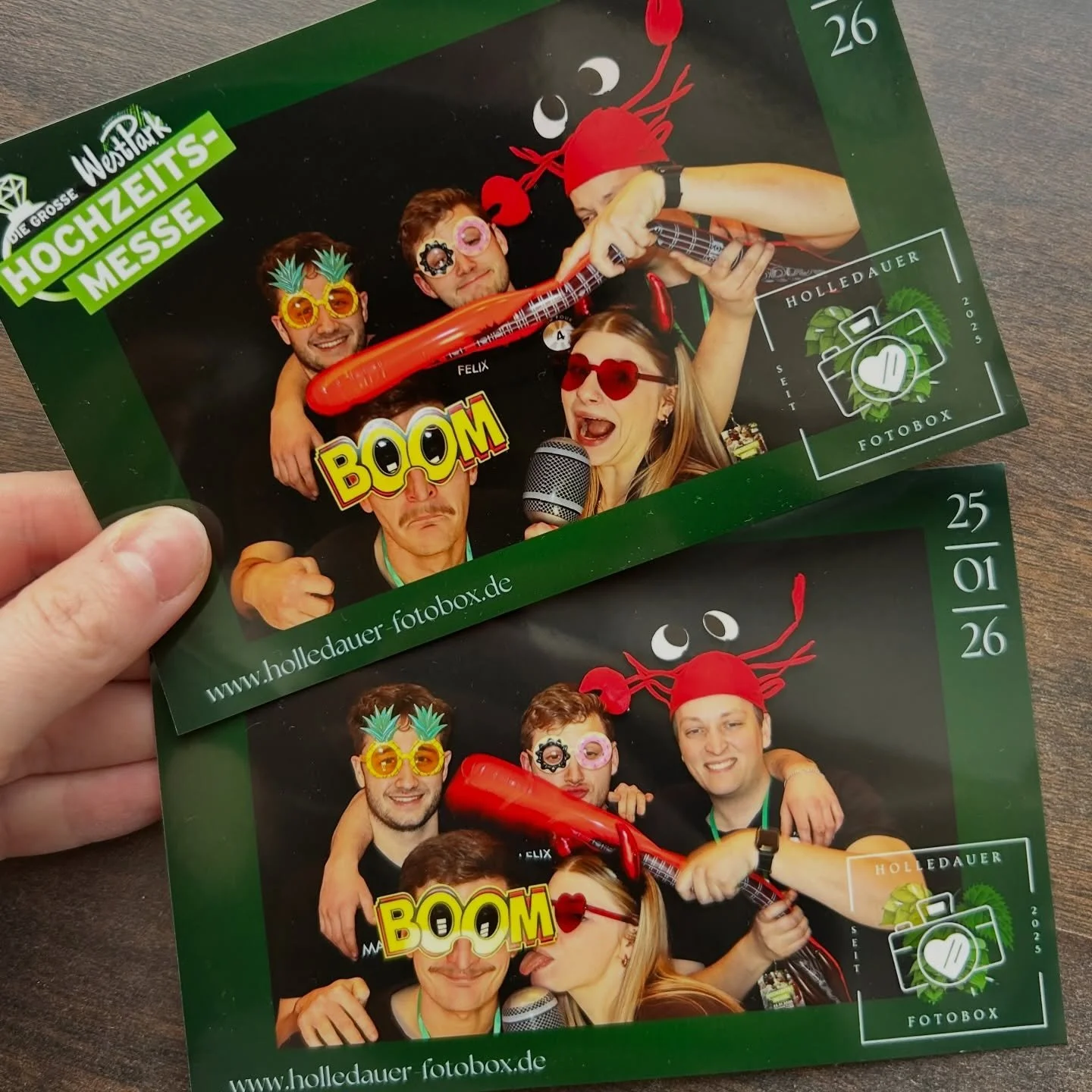 BOOM! 💥 Die Vorbereitungen laufen und wir sind hei&szlig; auf alles, was kommt! 🎸

Die Hochzeitsmesse war ein toller Start ins Jahr und ist ein Vorgeschmack auf das Jahr 2026. Ob Hochzeit, Firmen-Event oder die Party des Jahres &ndash; wir sind ber