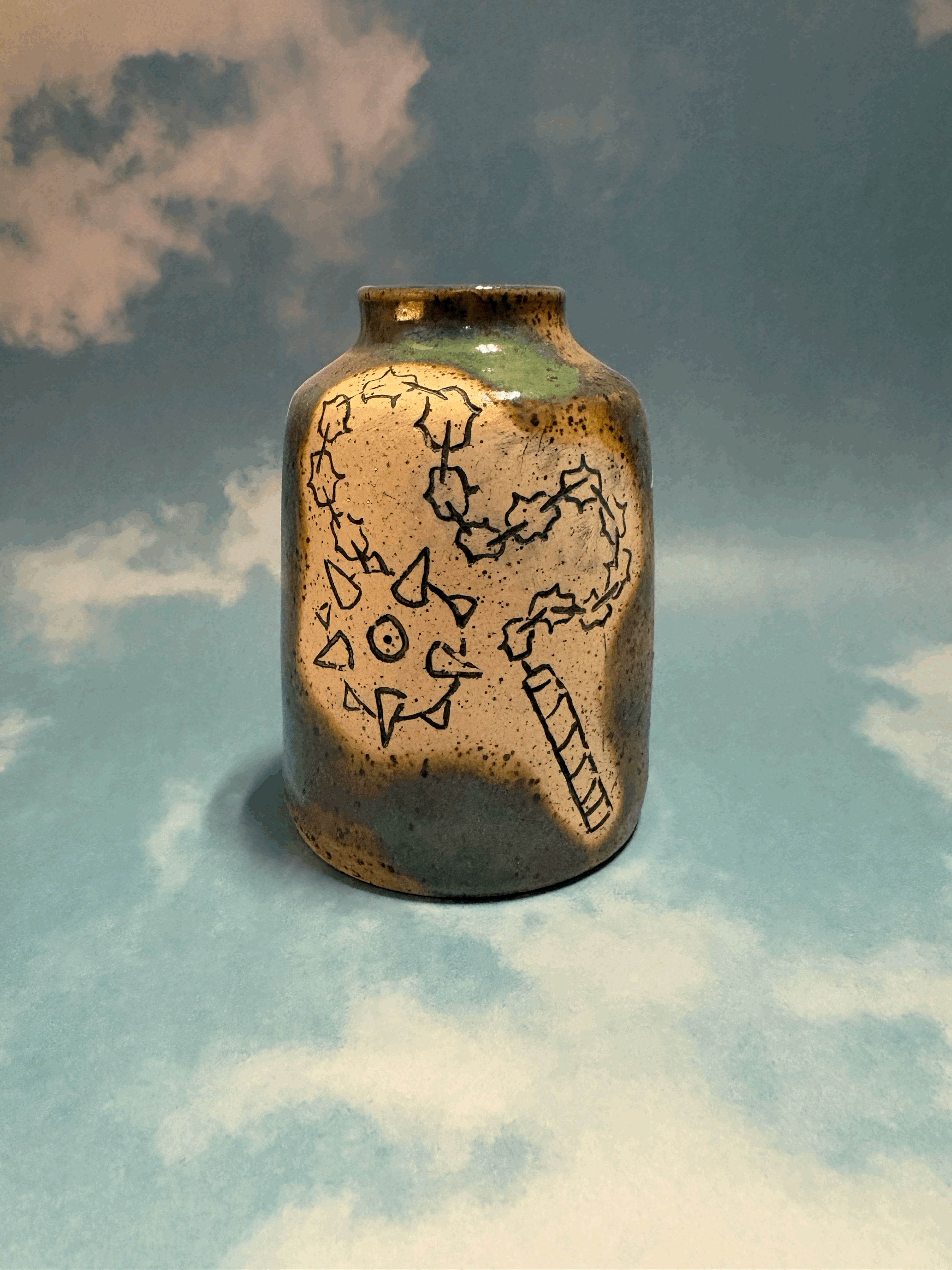 Small flail vase