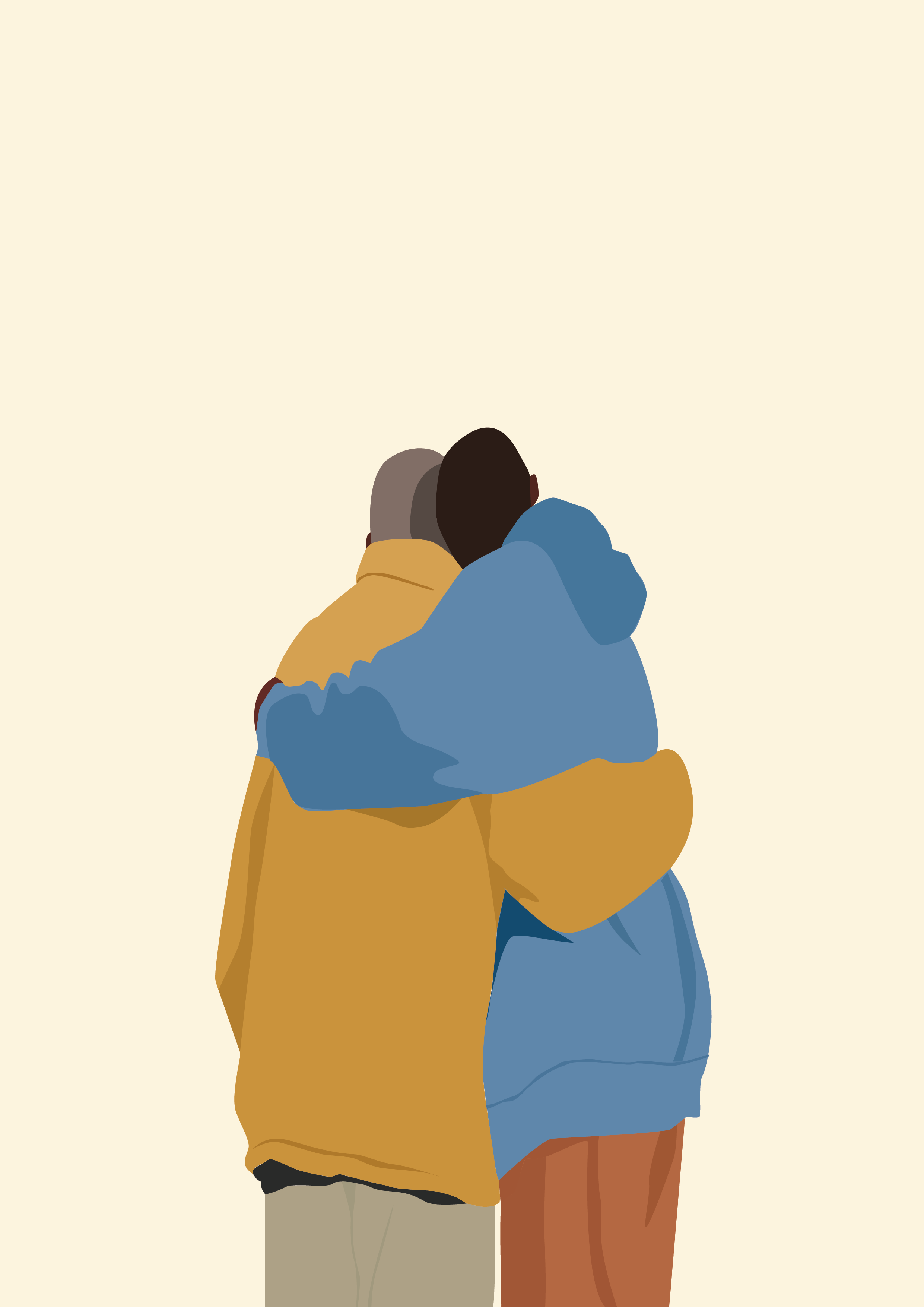 Heartwarming Embrace Art Print