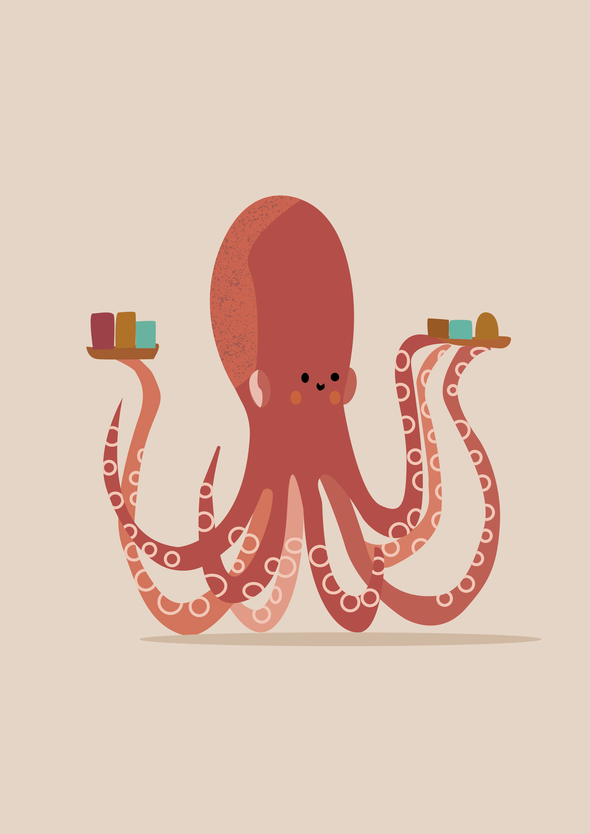 Octopus Butler Bottle Holder