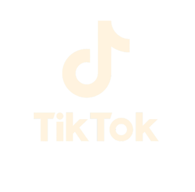 TikTok logo with black background and white icon and text.