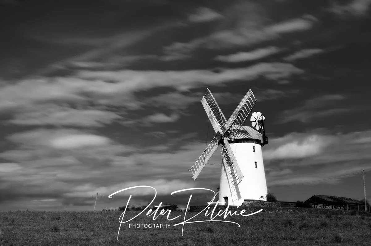 Ballycopeland Windmill, Millisle - Black & White
