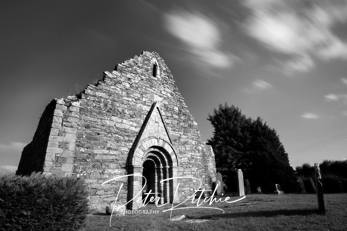 Killeshin Church Ruins, Carlow - Black & White