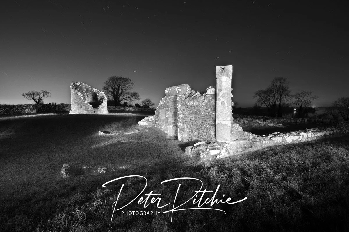 Nendrum Monastic Site, Comber - Black & White