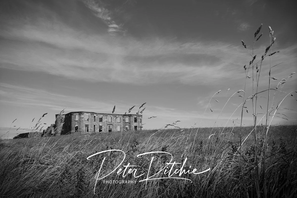 Downhill House, Castlerock - Black and White
