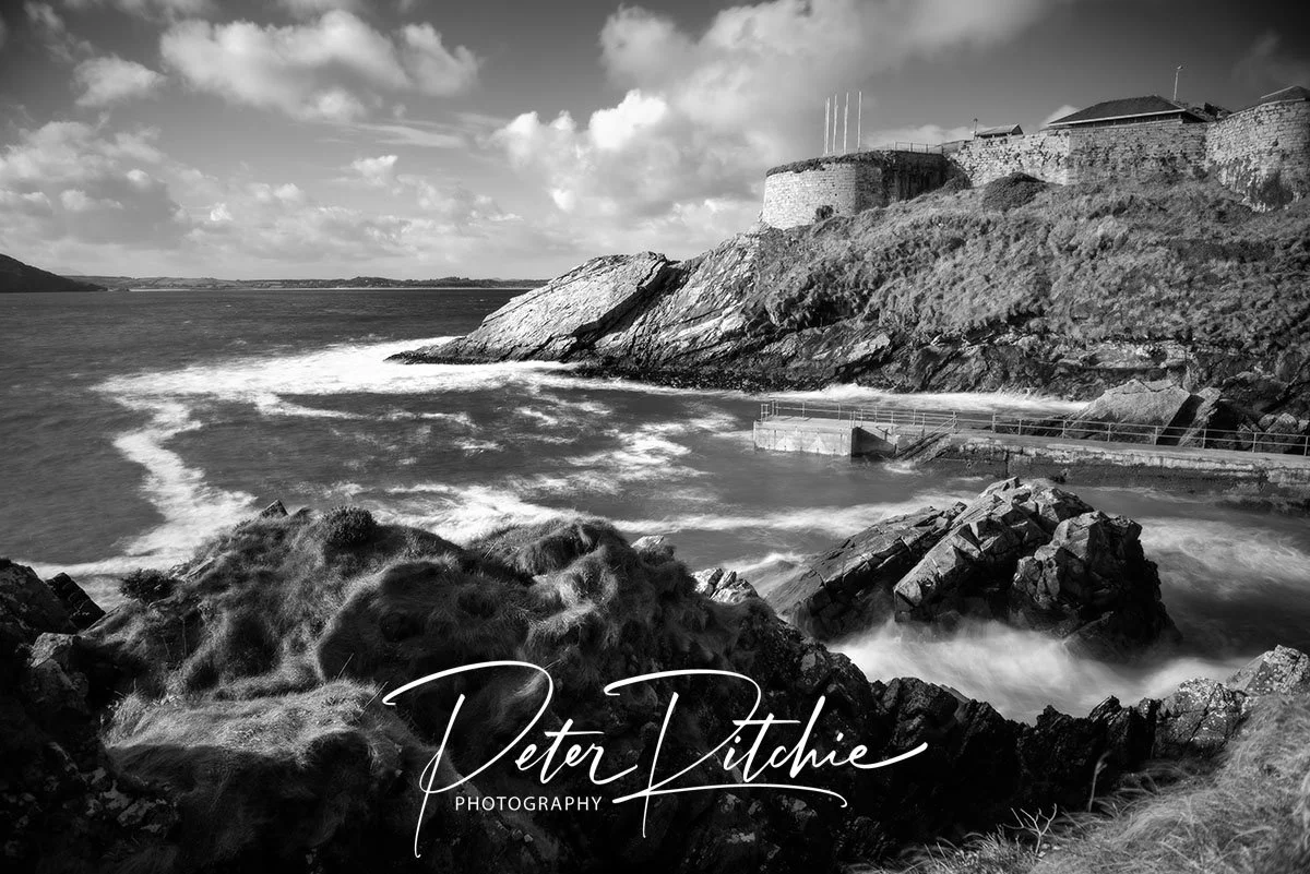 Fort Dunree, Inishowen - Black and White