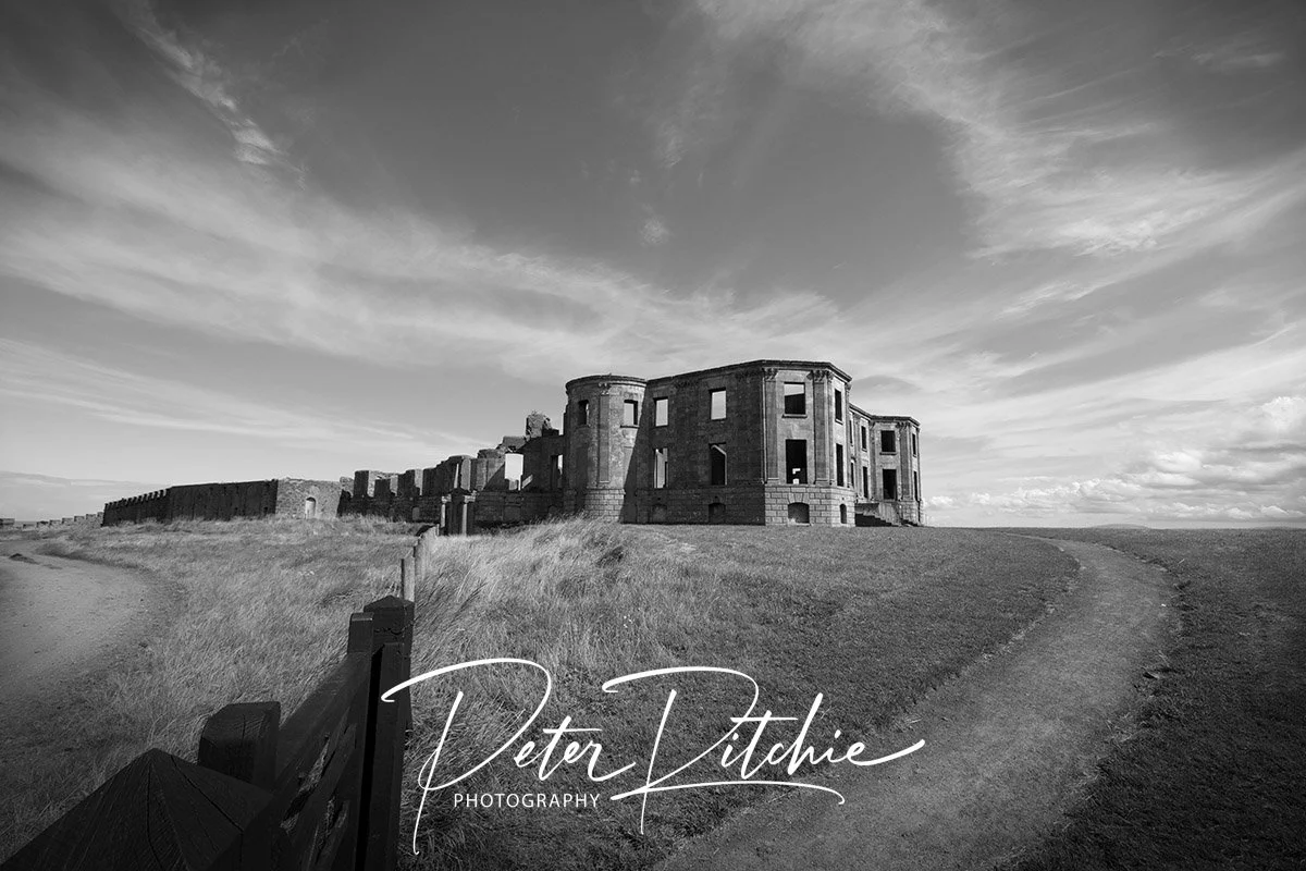 Downhill House, Castlerock - Black and White