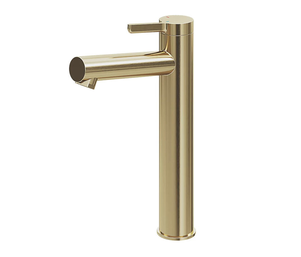 Bonda Brass 250mm Tall Lever Mono Basin Mixer Tap