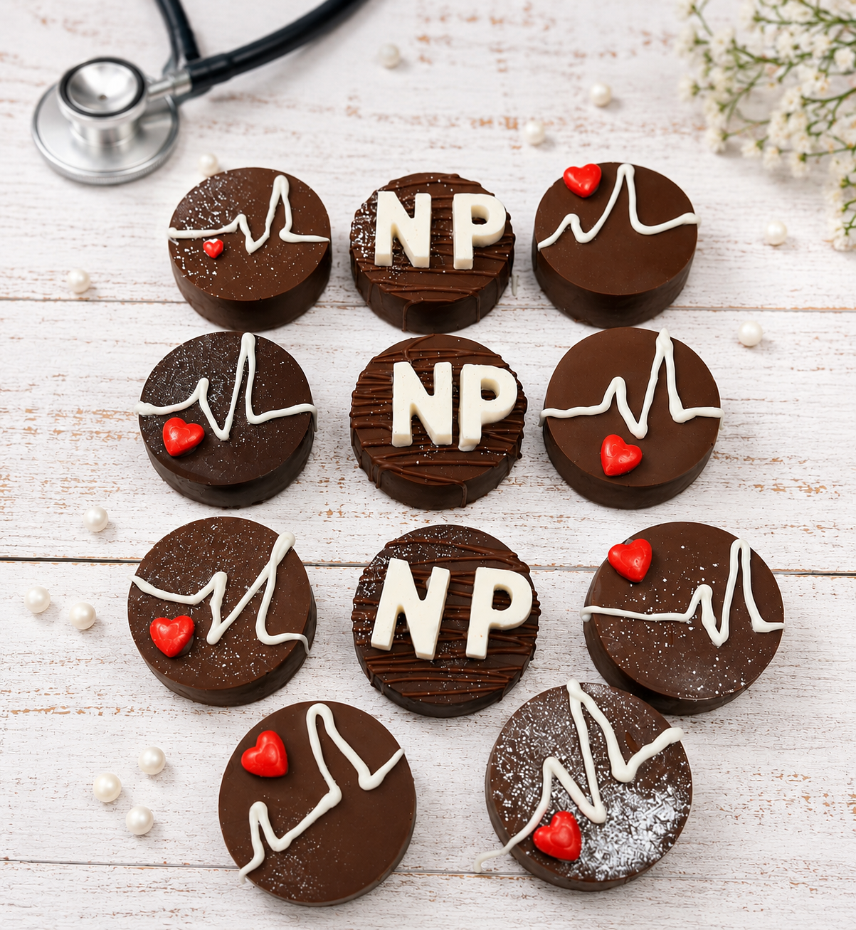 medical theme oreos